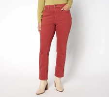   NEW BELLE KIM GRAVEL FLEXIBELLE CURVY POCKET JEANS SPICED APPLE 10