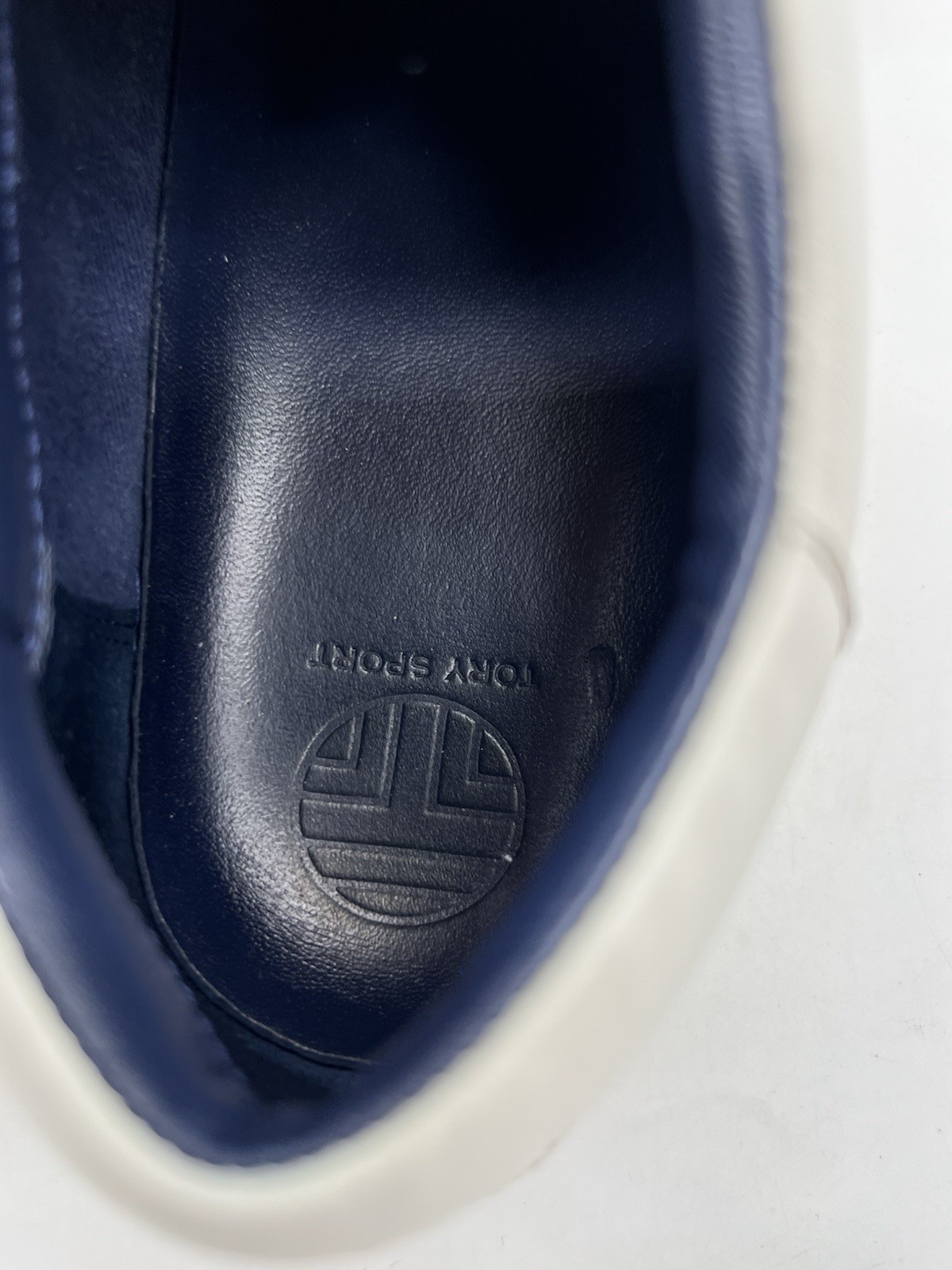 Tory Burch Sport Ruffles Women As 9.5M White Blue Leather Fashion Sneakers Shoes thumbnail 15