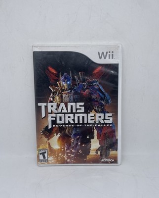 Transformers Revenge of the Fallen Nintendo Wii Video Game W/ Manual instruction