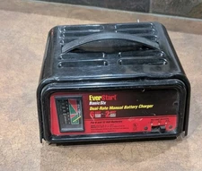 EverStart WM 82-6 Basic Six dual rate 2 & 6 amp 6 & 12 V manual battery charger