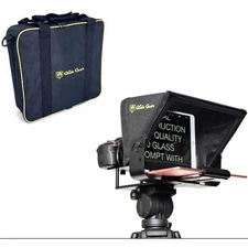 Glide Gear Teleprompter for Camera Video DSLR Tablet Smartphone w/Bag
