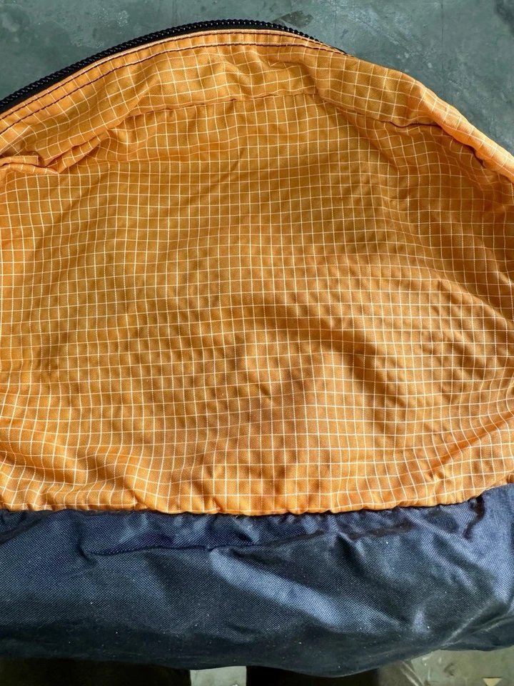 Bolso Cinturón Usado Kelty Moab Naranja y Negro Senderismo Cintura Pack Foto 2 de 4