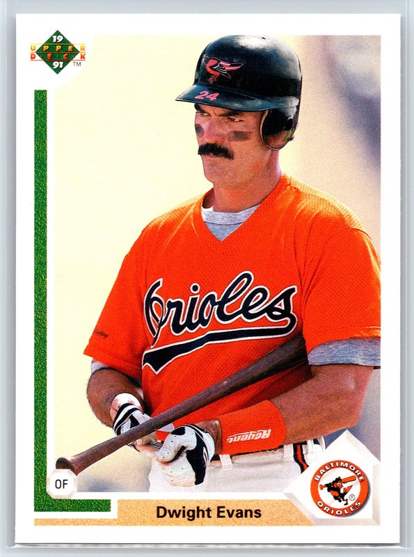 #776 Dwight Evans, Baltimore Orioles 1991 Upper Deck Base