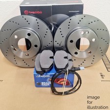 Brembo Front Drilled Brake Discs Pagid Pads For Mercedes A35 A45s Amg 2019