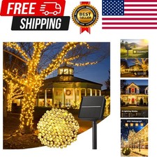 Solar String Lights Outdoor Waterproof- 40 FT 100 LED Solar Powered String Li...