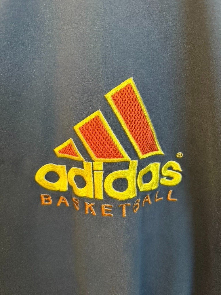 Adidas Basketball T Shirt Vintage Embroidered Large image 2