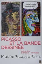 Pablo PICASSO : Picasso et la bande dessinée, Affiche originale