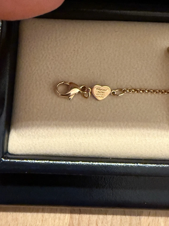 Chopard happy hearts Armband 750er Roségold mit Zertifikat und Box NP 1580€ TOP - Bild 2 von 4
