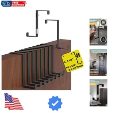 Rust-Resistant Over The Door Hooks - 10-Pack with Anti-Scratch Pads for Easy Use