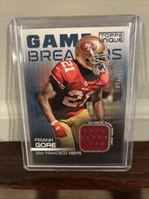 Topps 2009 Unique Game Breakers Relics Frank Gore #GAR-FG /199 49ers