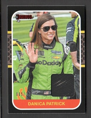 2020 Donruss NASCAR Racing Retro RELIC '87 Red #DP Danica Patrick 065/149