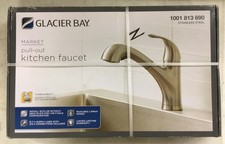 Glacier Bay Market 1-Handle Pull Out Sprayer Kitchen Faucet Stainless Steel