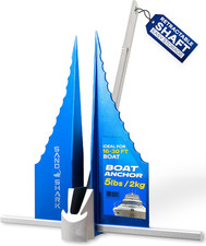 Sandshark Premium Fluke Anchor-Retractable Shaft Easy Storage-Aluminum Pontoon B