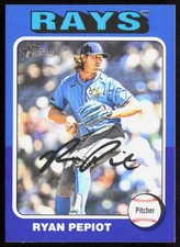 2024 Topps Heritage High Number RYAN PEPIOT Blue Border SP Card #668