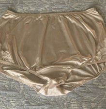 NEW Vanity Fair Nylon 1 Set Brief Panty Nude Sheer Size 8XL
