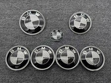 Black White Carbon Fiber Grommets 82mm Front Hood 74mm Rear Trunk Emblem Badge Black White Carbon Fiber Grommets 82mm Front Hood 74mm Rear Trunk Emblem Badge