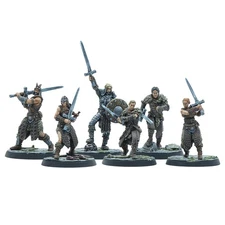 Elder Scrolls Call to Arms Silver Hand 6 Figure Miniature Set Unpainted 32mm