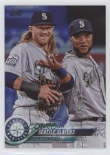 2018 Topps Checklist Rainbow Foil Seattle Mariners Taylor Motter #205 0e3