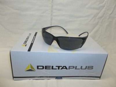 12 PAIR - DELTA PLUS SG59G HELIUM 18 SAFETY GLASSES GREY LIGHTWEIGHT ANSI Z87
