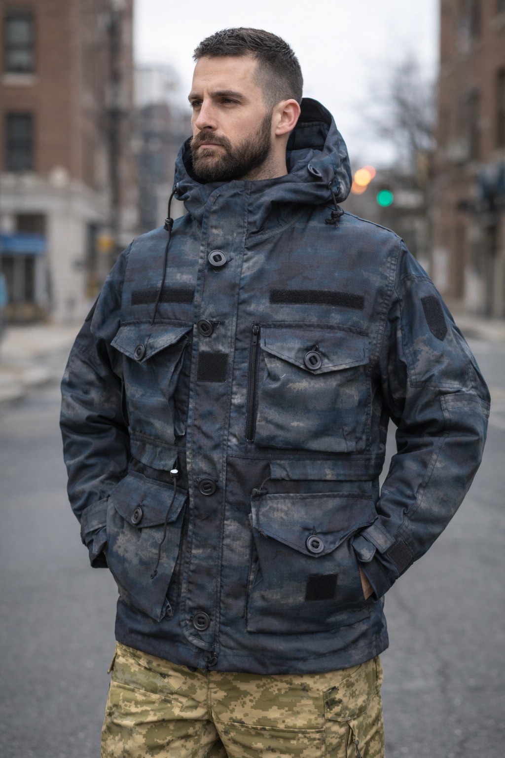 Sas Jacket Combat Smock SAS Mountain ATACS LE Night Camo US Army ARKTIS Style ...