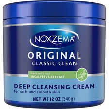 Noxzema Classic Clean Cream, Original Deep 12 Fl Oz Pack of 1 , Ivory