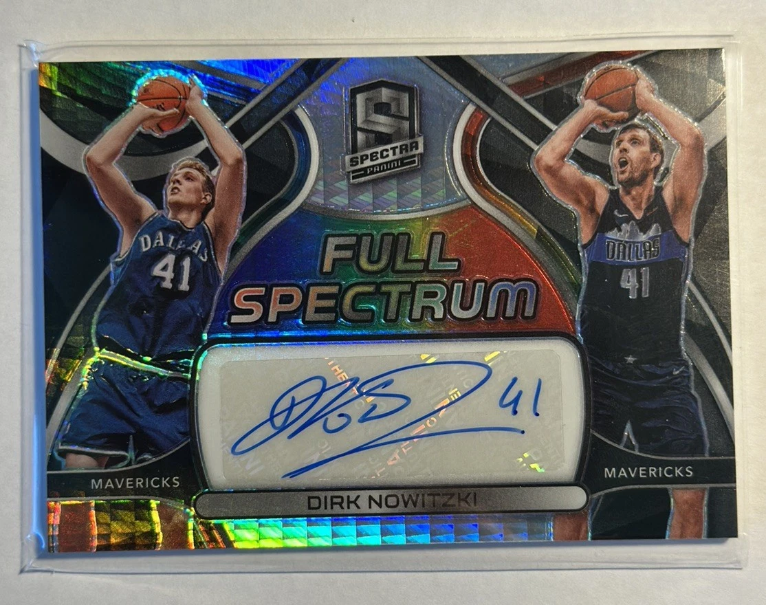 Dirk Nowitzki Basketball Original Autographed Sports Trading Cards