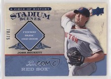 2008 Upper Deck A Piece of History Stadium Scenes Blue 70/75 Josh Beckett fm0