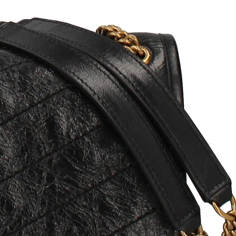 Borsa a tracolla YVES SAINT LAURENT Niki Baby Chain 633160 in pelle di vitell...