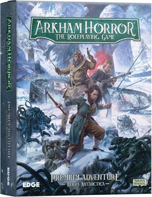 Edge Studio Arkham Horror RPG Terra Antarctica Premium Adventure Book