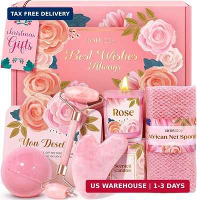 Self Care Spa & Bath Gift Set for Women, Birthday Gifts for Women, Wife, Mom, Si