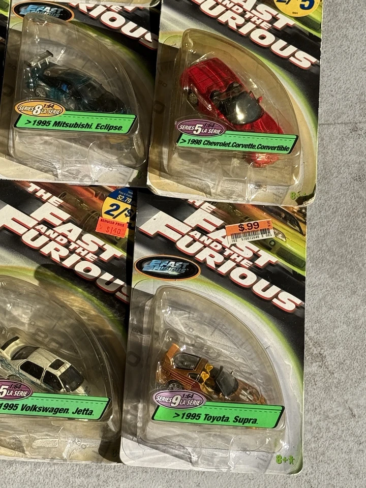 Racing Champions 2003 The Fast & The Furious Lot Of 7 1:64 Diecast New Supra - Image 3 of 4
