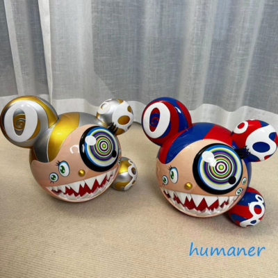Murakami Takashi MR-DOB Resin Plating Home Garden Ornaments Toy