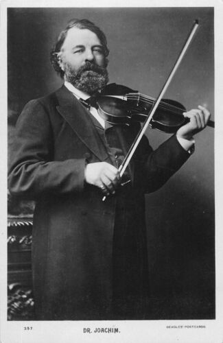 Postal vintage - violinista húngaro - Joseph Joachim - Imagen 1 de 2