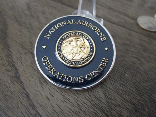National Airborne Operations Center Nightwatch POTUS NAOC E-4B Challenge Coin - Bild 8 von 9