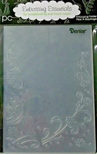 🌼 darice DAISY FLOWER Border floral garden frame EMBOSSING FOLDER Card Making🌼