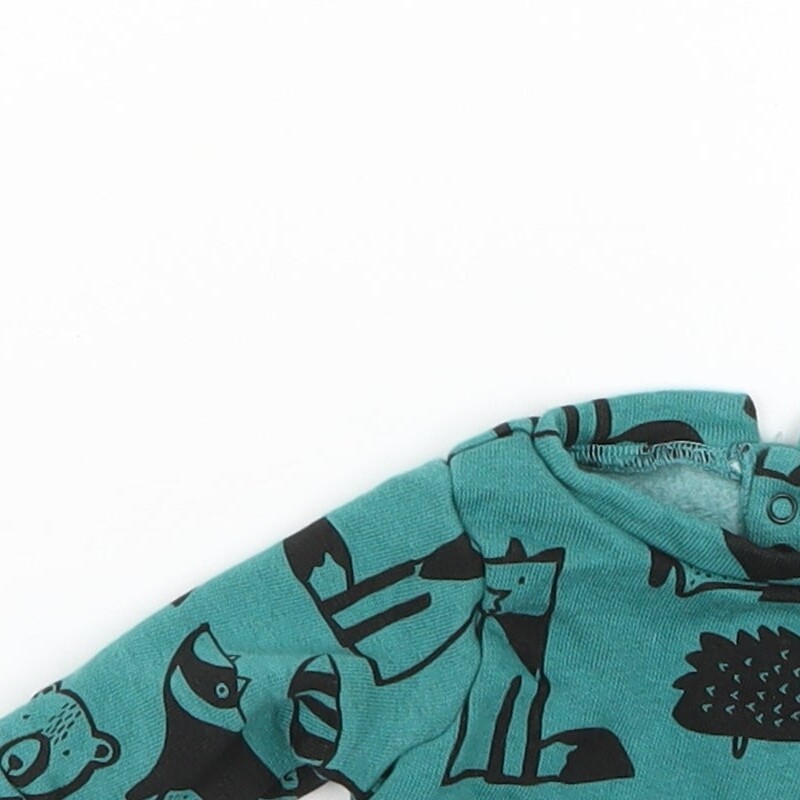 NEXT Baby Green Cotton Blend Jumper Size 0-3 Months image 5