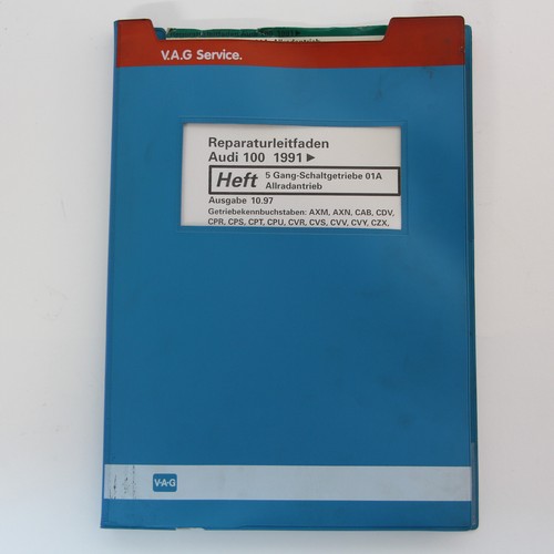 Audi 100 A6 C4 - 5 Gang Getriebe 01A Allradantrieb Quattro Reparaturleitfaden