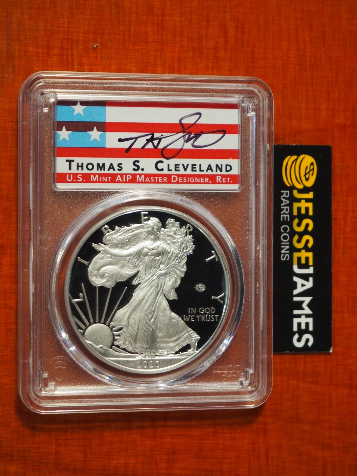 2020 W PROOF SILVER EAGLE WORLD WAR II V75 PRIVY PCGS PR70 DCAM FS