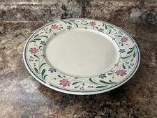 Vintage FARBERWARE BRANDYWINE 4172 Stoneware Floral Platter/Chop Plate 12-1/4"