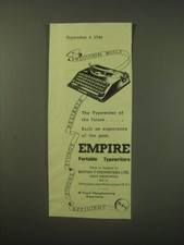 1944 Empire Portable Typewriters Ad - Precision Built thumbnail