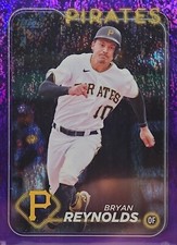 2024 Topps Base Set Series 2#387 Bryan Reynolds Purple Foil #193/799