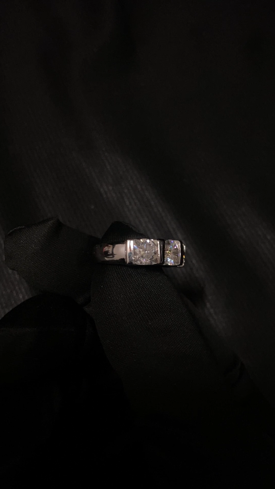 4 Stone 3.02 Ct Vvs1,Near White Moissanite Diamond Wedding Solid Silver