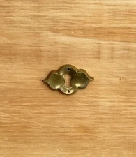 Vintage Brass Key Hole Furniture Escutcheons KBC