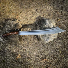 Custom Handmade D2 Tool Steel Survival Combat Machete Sword Viking Sword