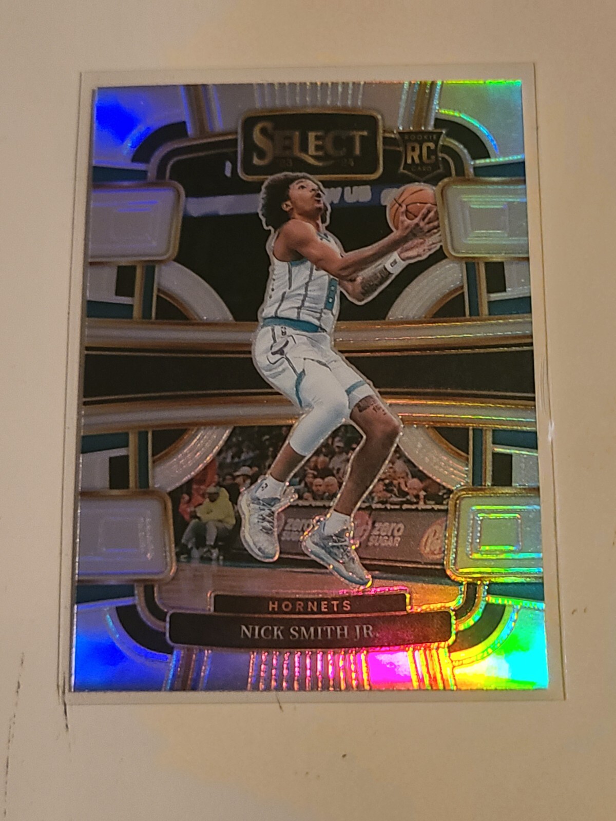 2023-24 Panini Select Nick Smith Jr Silver Prizm RC Concourse Hornets #89