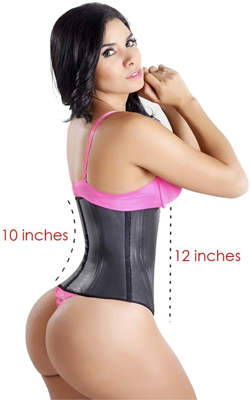 Latex Waist Trainer Corset - Colombian Style Body Shaper For Women, Slimming Torso