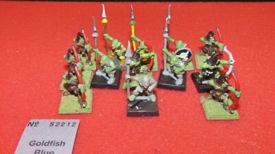 Games Workshop Warhammer Quest Night Goblins Spearmen Archers Lot Goblin Painted