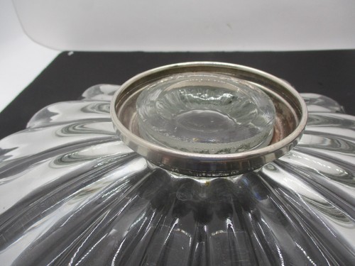 Vintage Federal? Glass Celestial Bowl 11“ .. Might be Sterling Base - Picture 6 of 7