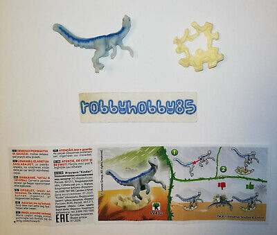 Brindes Infantis: Velociraptor (Surpresa do Kinder Ovo, Europa(Joy -  Jurassic World) Col:VV432