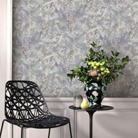 Vliestapete Blumen Floral HolunderblüTen Grau Lila Creme 10415-31 (3,25€/1Qm)